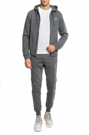 Hooded sweatshirt with logo, zdjęcie 2 Hooded sweatshirt with logo od EA7 Emporio Armani